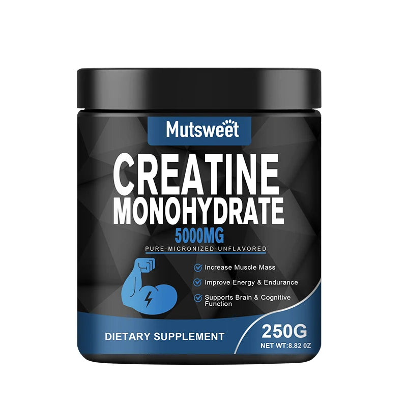 Creatine Monohydrate 5000Mg Pre-Workout Creatine | Keto | Vegan | Dissolves Easy