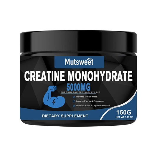 Creatine Monohydrate 5000Mg Pre-Workout Creatine | Keto | Vegan | Dissolves Easy