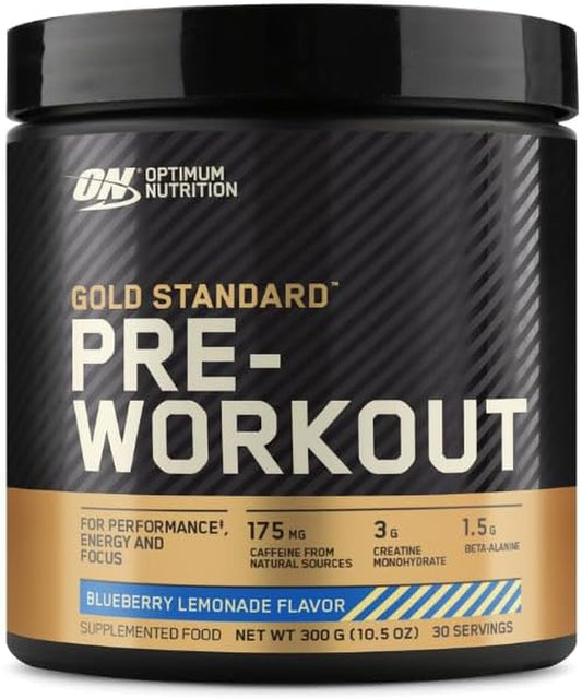 Gold Standard Pre Workout, Blueberry Lemonade, 300G, 30 Servings