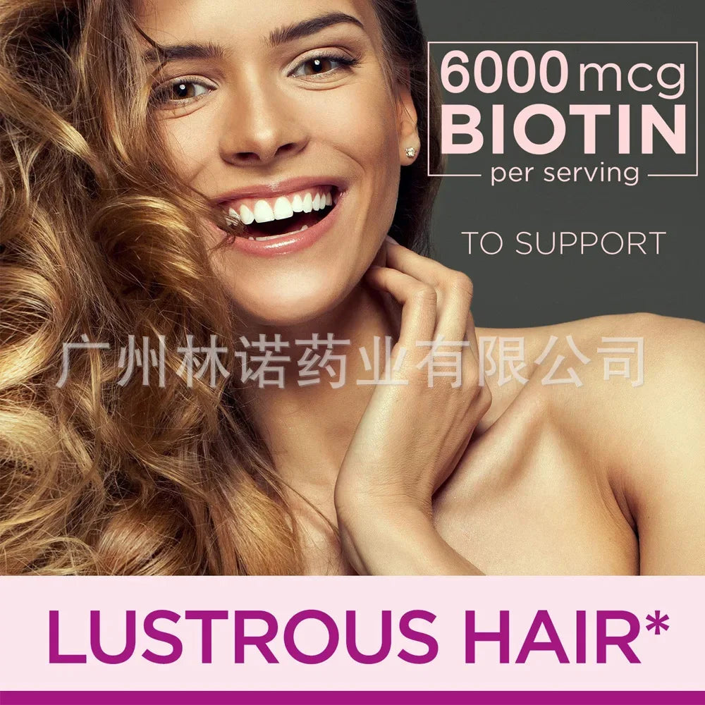 1Pcs Natural Treasure Hair Skin Nail Collagen Biotin 230Gummies Women Health Beauty Supplements Young Skin