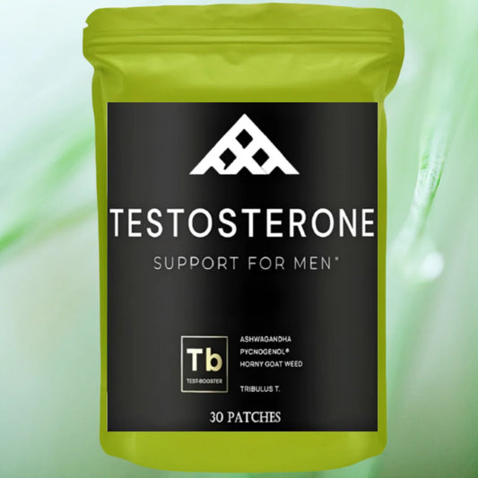 30 Patches Testosterone Booster for Men with Horny Goat Weed, Maca Root Transdermal Patches Energy Stamina Strength