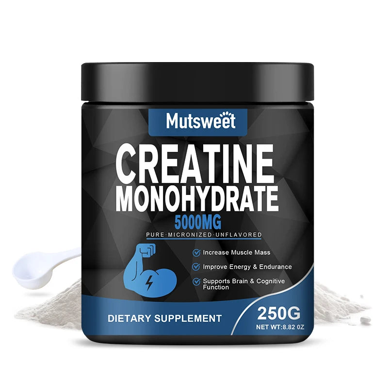 Creatine Monohydrate 5000Mg Pre-Workout Creatine | Keto | Vegan | Dissolves Easy