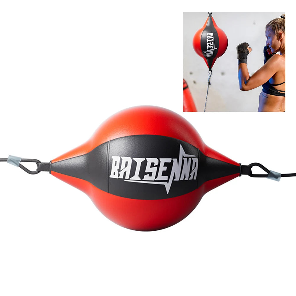 Punching Ball PU Pear Boxing Bag Reflex Double End Boxing Sport Dodge Speed Ball Inflatable Floor to Ceiling Muay Thai Bag