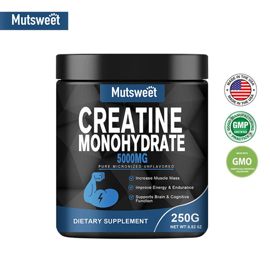 Creatine Monohydrate 5000Mg Pre-Workout Creatine | Keto | Vegan | Dissolves Easy