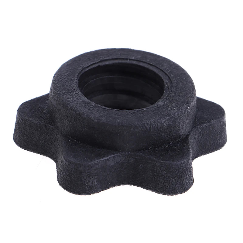 Environmentally Friendly Cement Dumbbell Accessories Hexagonal Nut Screw Cap 25Mm Cm Plastic Black Nut Star Nut